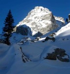 The shadow of Nez Perce on the Middle Teton