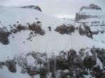 Being cautious above the cliffs