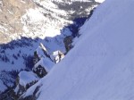 diagonal couloir-traversing in