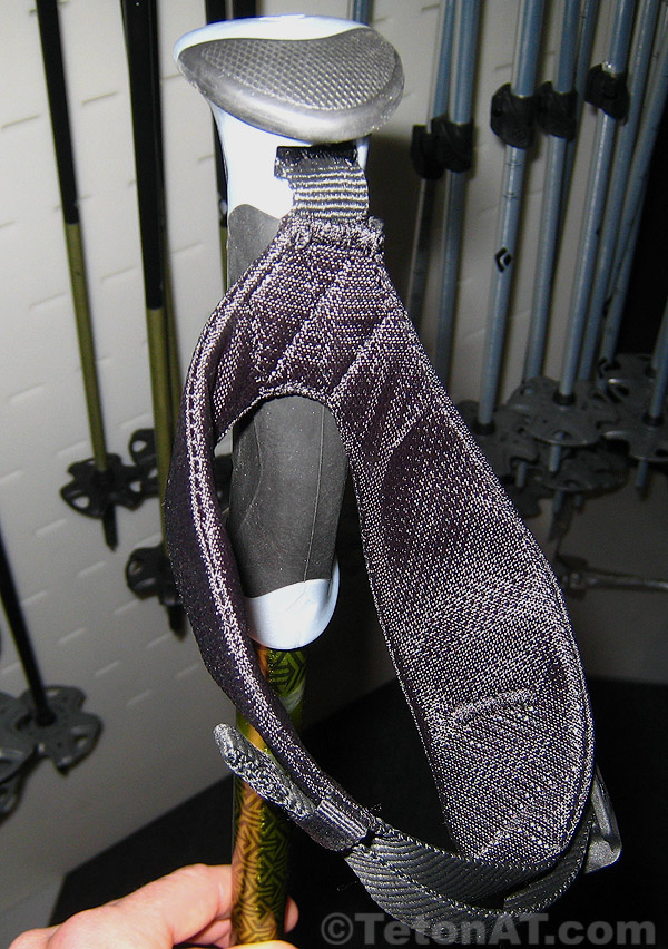 New and improved Black Diamond ski poles and straps.