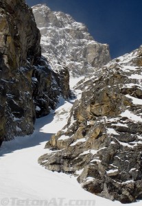 looking-up-the-sickle-couloir-on-mount-moran