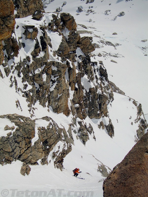 steve-romeo-skis-the-crux-of-the-southest-face-on-the-middle-teton