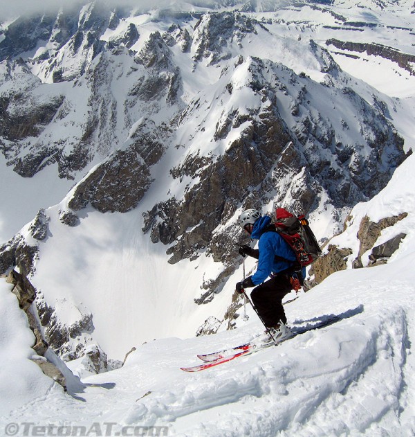 steve-romeo-skiing-off-the-summit-of-the-grand-teton